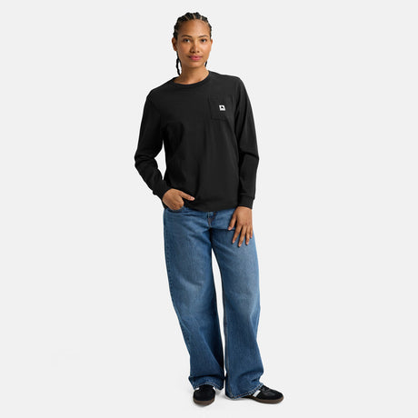 BURTON Colfax Long Sleeve Tee - True Black