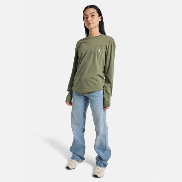 BURTON Colfax Long Sleeve Tee - Forest Moss