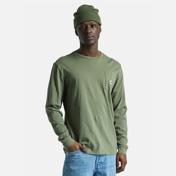 BURTON Colfax Long Sleeve Tee - Forest Moss