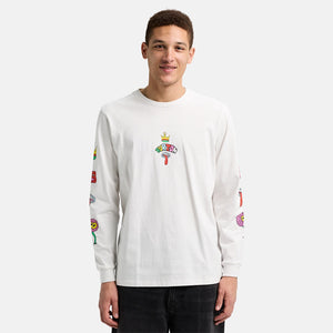 BURTON Counterbalance 26 Long Sleeve Tee - Stout White