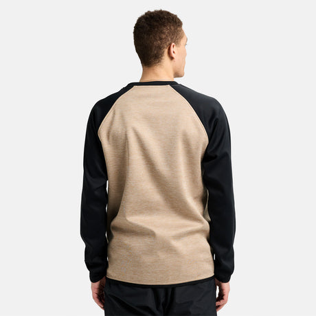 BURTON Crown Weatherproof Crew - Summit Taupe Heather/True Black
