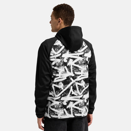 BURTON Crown Weatherproof Full Zip Hood - City Streets/True Black