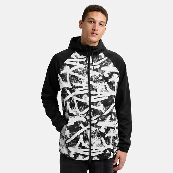 BURTON Crown Weatherproof Full Zip Hood 2026 - City Streets/True Black