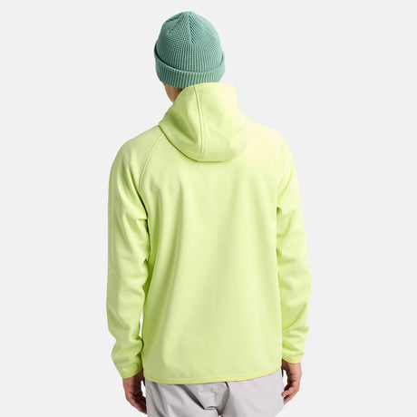 BURTON Crown Weatherproof Full Zip Hood - Glow Yellow Green