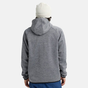 BURTON Crown Weatherproof Full Zip Hood - True Black Heather