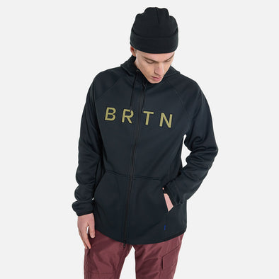 BURTON Crown Weatherproof Full Zip Hood - True Black