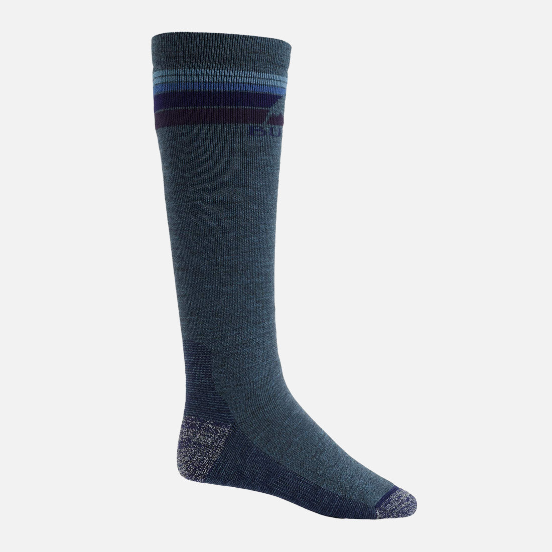 BURTON Emblem Midweight Sock Mood Indigo Heather Quest Store