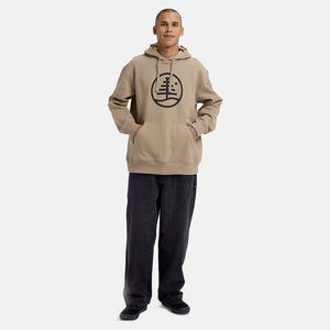 BURTON Family Tree Pullover Hood - Summit Taupe