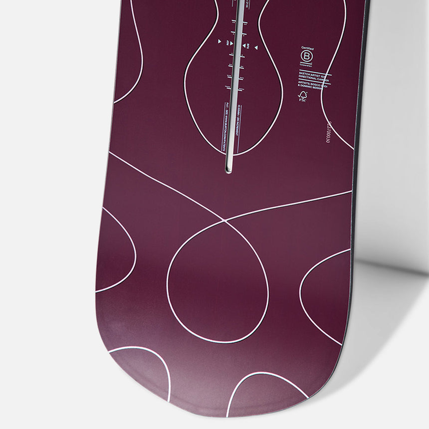 BURTON Family Tree Sketch Artist Snowboard 2027 - Wind