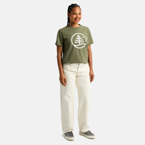 BURTON Family Tree Tee 2026 - Forest Moss