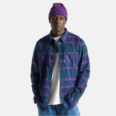 BURTON Favourite Flannel - Deep Emerald/Imperial Purple Plaid