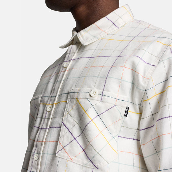 BURTON Favourite Flannel - Stout White Windowpane