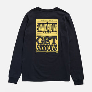 BURTON From Burton to the World Long Sleeve Tee - True Black