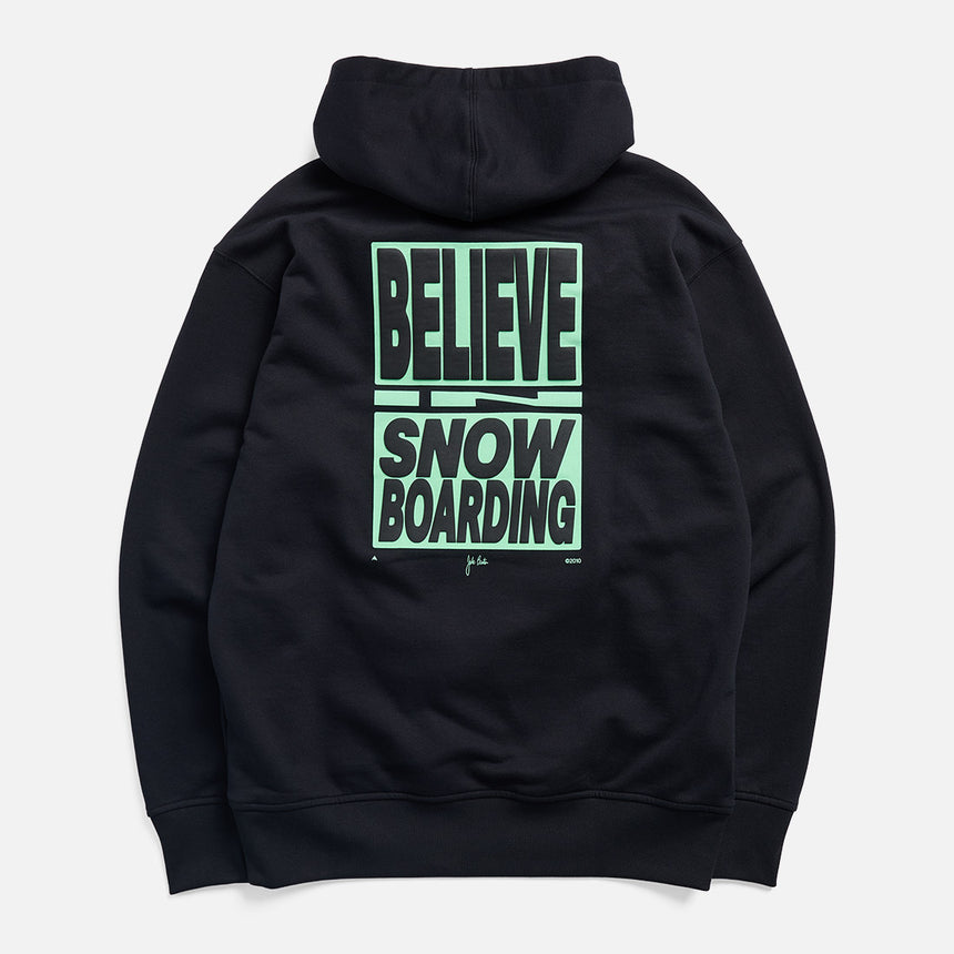 BURTON From Burton to the World Pullover Hood - True Black