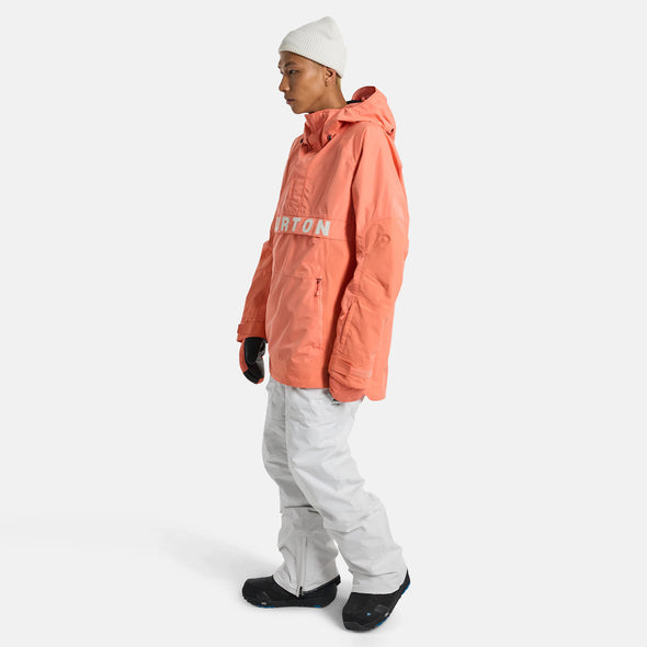 BURTON Frostner Anorak 2025 - Peach Echo