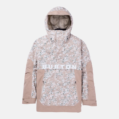 BURTON Frostner Anorak 2025 - Snowfall Camo/Summit Taupe