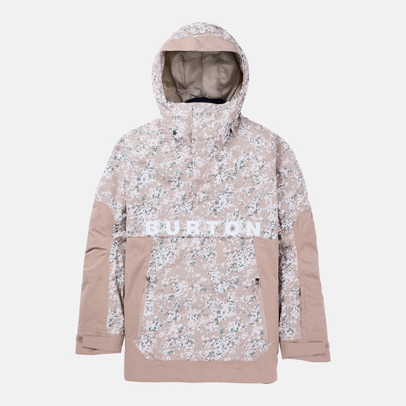 BURTON Frostner Anorak 2025 - Snowfall Camo/Summit Taupe