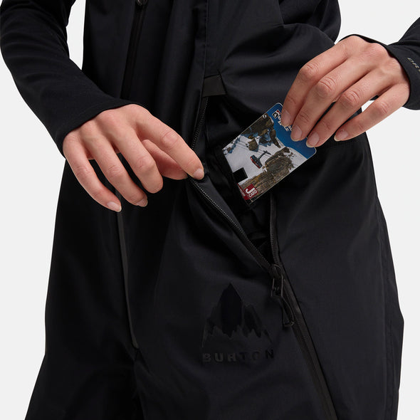 BURTON Futuretrust 2L Bib Pant 2026 - True Black *PRE-ORDER
