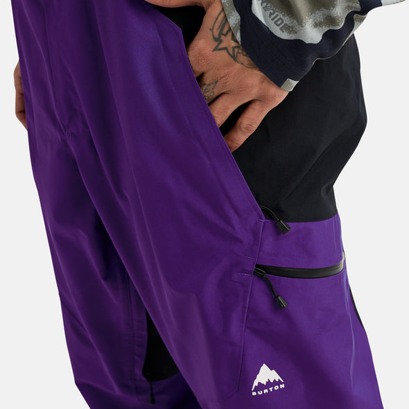 BURTON Gore-Tex 2L Reserve Bib Pant 2026 - Prism Violet/True Black