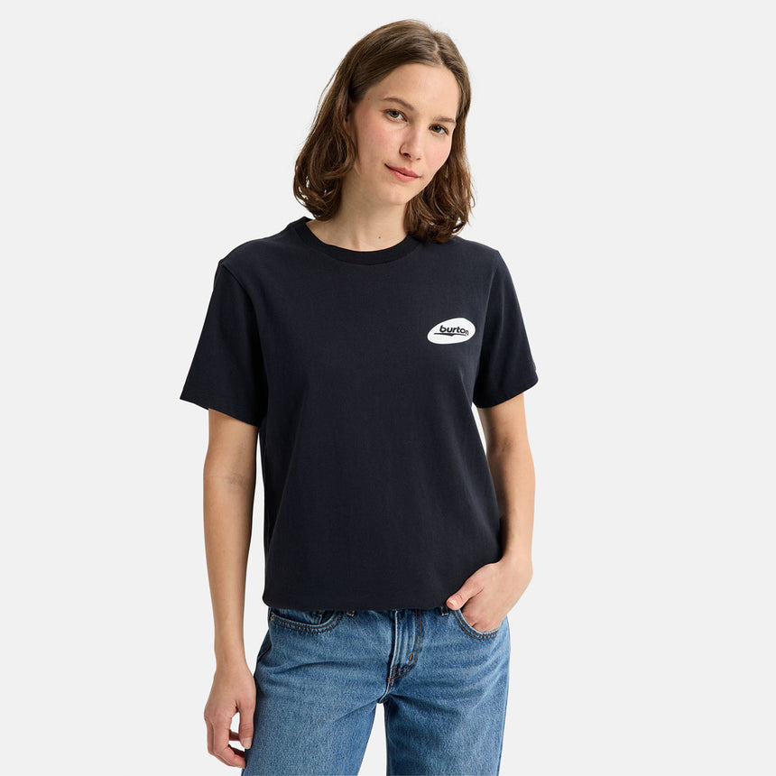 BURTON Heavyweight Logo Tee - True Black