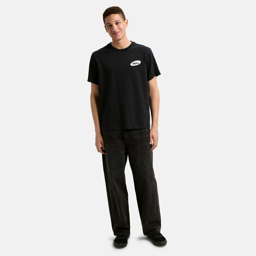 BURTON Heavyweight Logo Tee - True Black