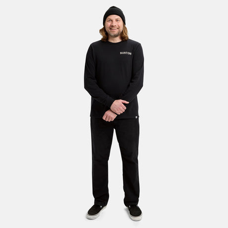 BURTON Heavyweight Photo Long Sleeve Tee - True Black