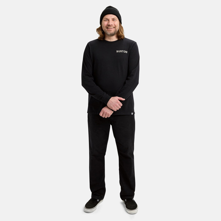 BURTON Heavyweight Photo Long Sleeve Tee - True Black