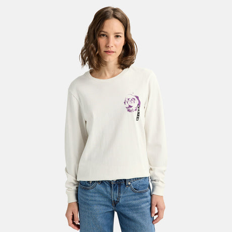 BURTON Heavyweight PJ Artist Long Sleeve Tee - Stout White