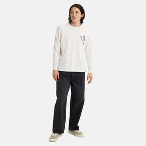 BURTON Heavyweight PJ Artist Long Sleeve Tee - Stout White