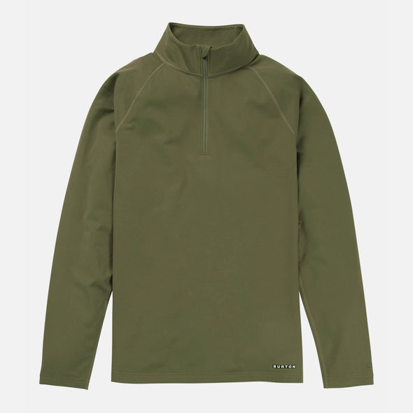 BURTON Heavyweight X Base Layer 1/4 Zip - Forest Moss