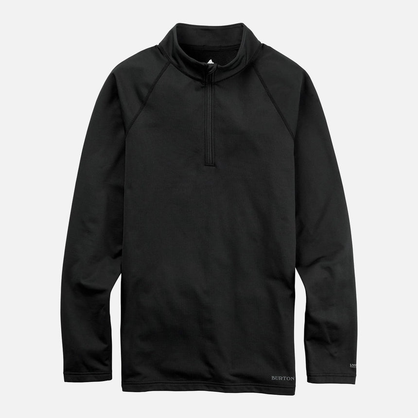 BURTON Heavyweight X Base Layer 1/4 Zip - True Black