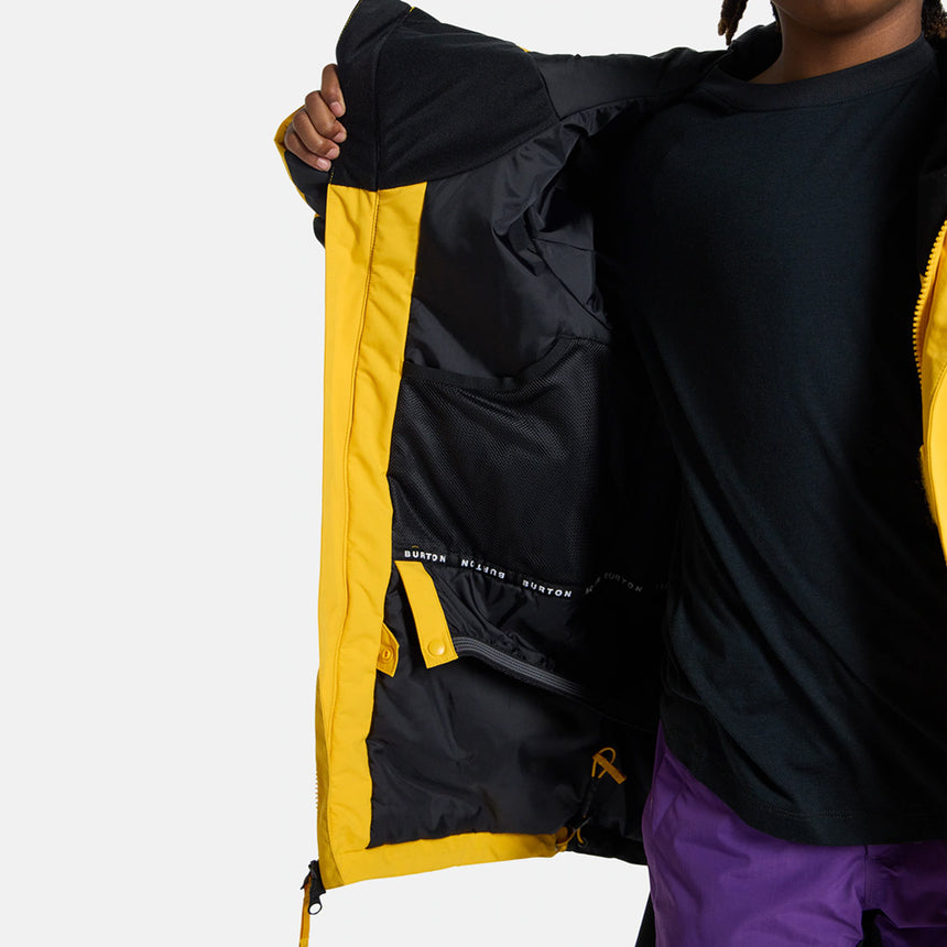 BURTON Kids' Ascutney Jacket 2026 - Goldenrod/True Black