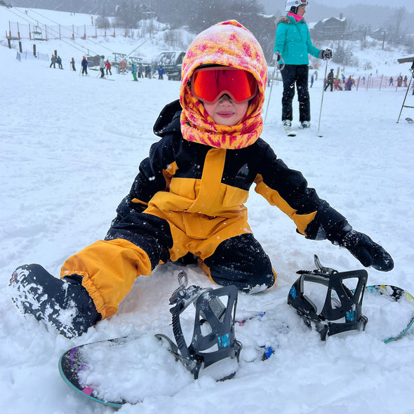 BURTON Kids' Burke Fleece Hood - Fur Goldenrod