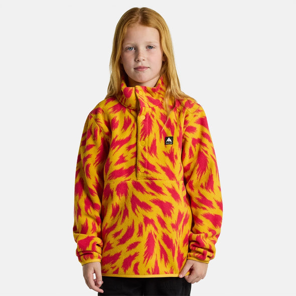 BURTON Kids' Cinder Fleece Anorak - Fur Goldenrod