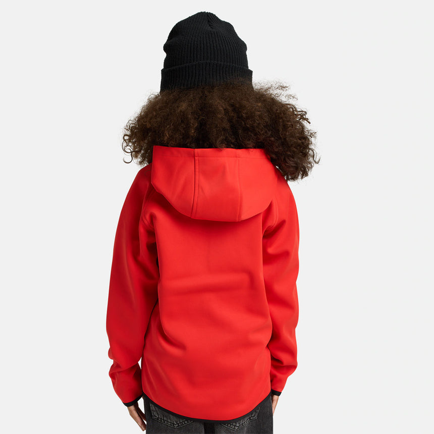 BURTON Kids' Crown Weatherproof Full Zip Hood - Flame Scarlet