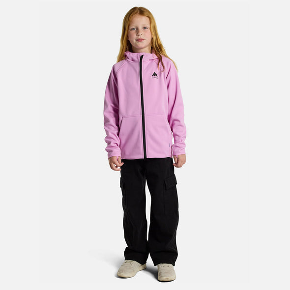 BURTON Kids' Crown Weatherproof Full Zip Hood - Orchid Purple