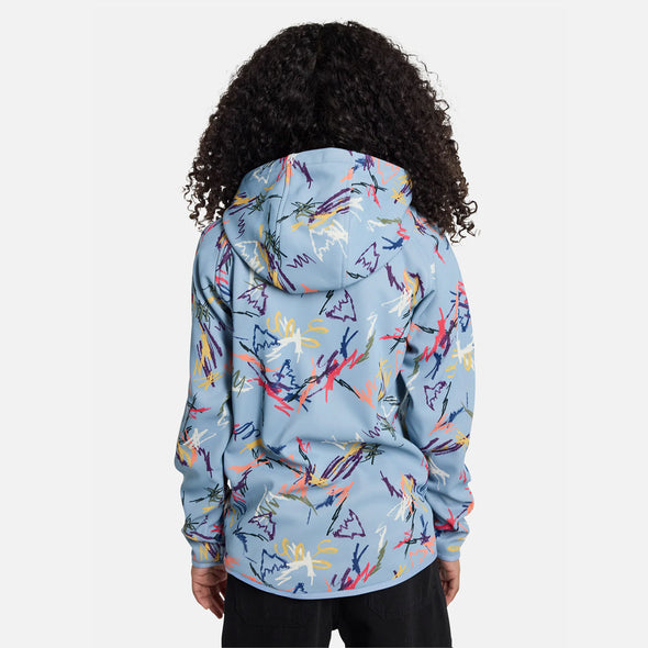 BURTON Kids' Crown Weatherproof Full Zip Hood - Scribble