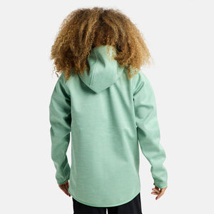 BURTON Kids' Crown Weatherproof Full Zip Hood - Soft Sage Heather