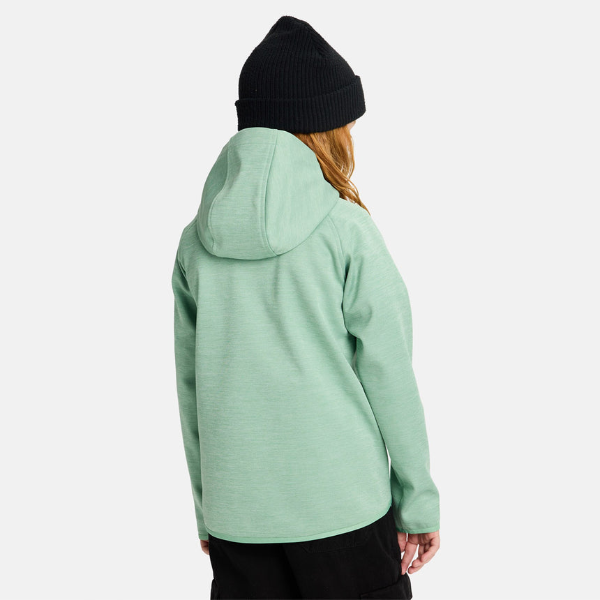BURTON Kids' Crown Weatherproof Pullover Hood - Soft Sage Heather