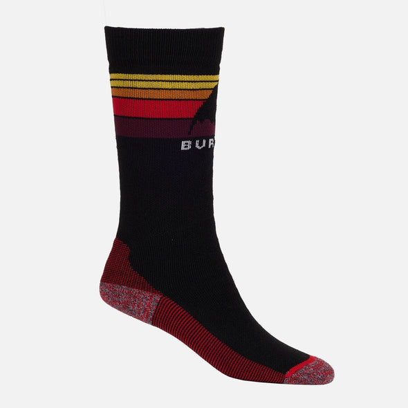 BURTON Kids' Emblem Midweight Sock - True Black