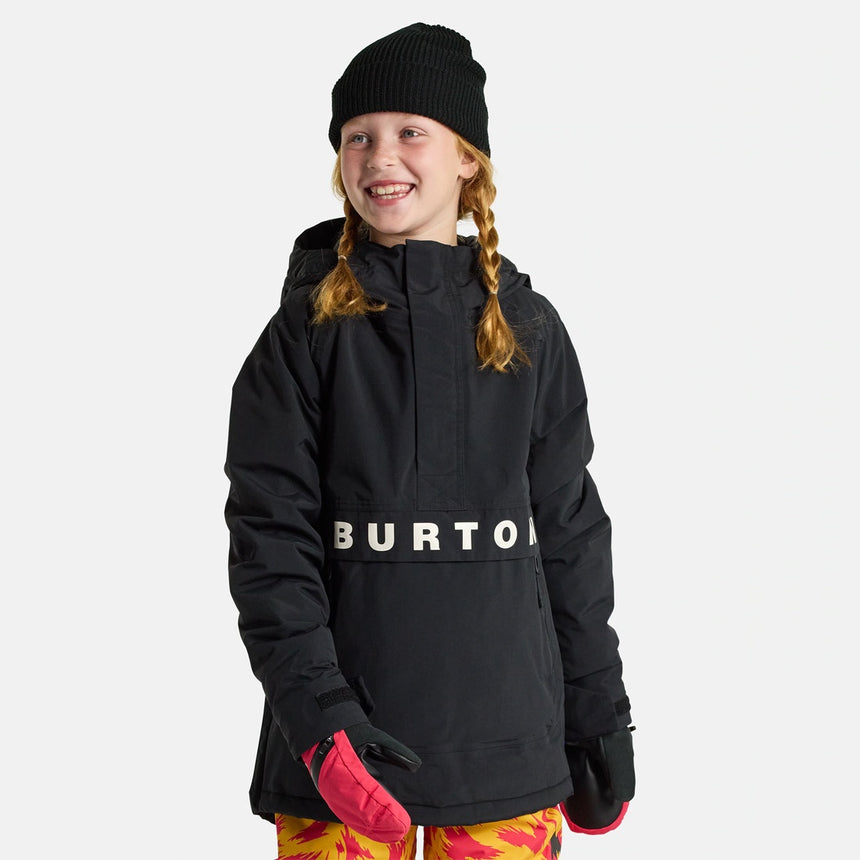 BURTON Kids' Frostner Anorak 2026 - True Black