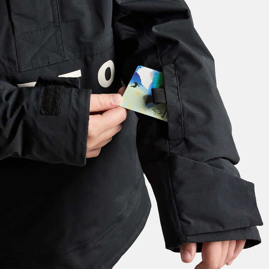 BURTON Kids' Frostner Anorak 2026 - True Black