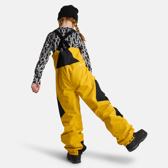 BURTON Kids' Gore-Tex 2L Powline Bib Pant 2025 - Goldenrod/True Black