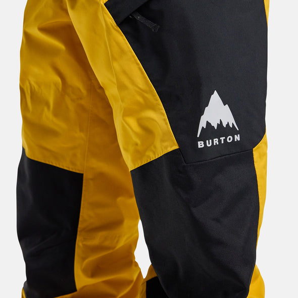 BURTON Kids' Gore-Tex 2L Powline Bib Pant 2025 - Goldenrod/True Black