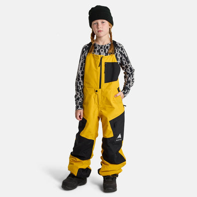 BURTON Kids' Gore-Tex 2L Powline Bib Pant 2025 - Goldenrod/True Black