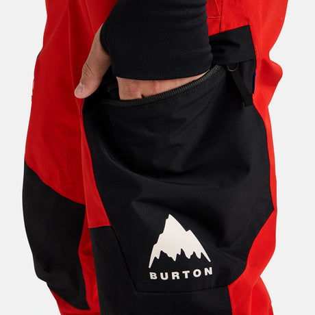 BURTON Kids' Gore-Tex 2L Powline Bib Pant 2026 - Flame Scarlet/True Black