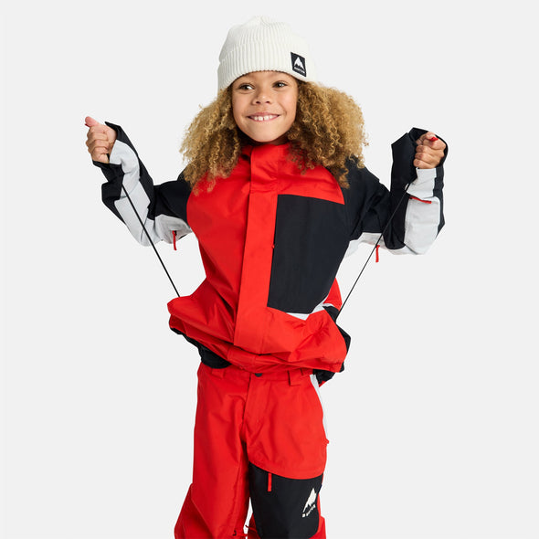 BURTON Kids' Gore-Tex 2L Powline Jacket 2026 - Flame Scarlet/True Black