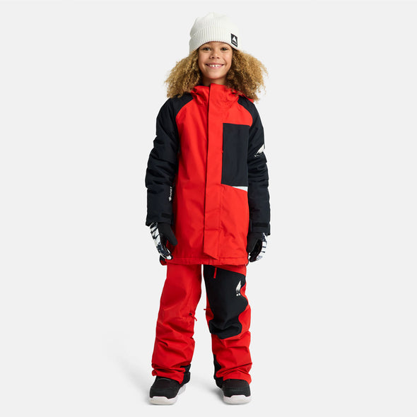 BURTON Kids' Gore-Tex 2L Powline Jacket 2026 - Flame Scarlet/True Black