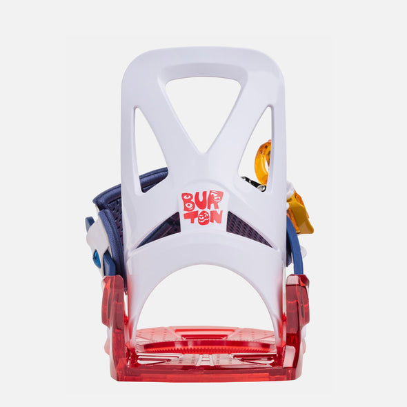 BURTON Kids' Grom Bindings 2025 - Red/Multi