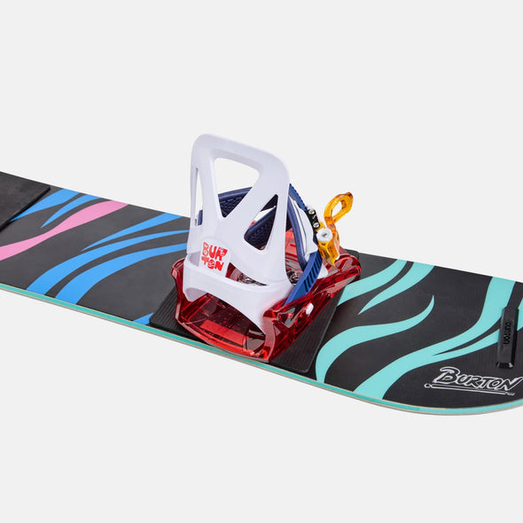 BURTON Kids' Grom Bindings 2025 - Red/Multi